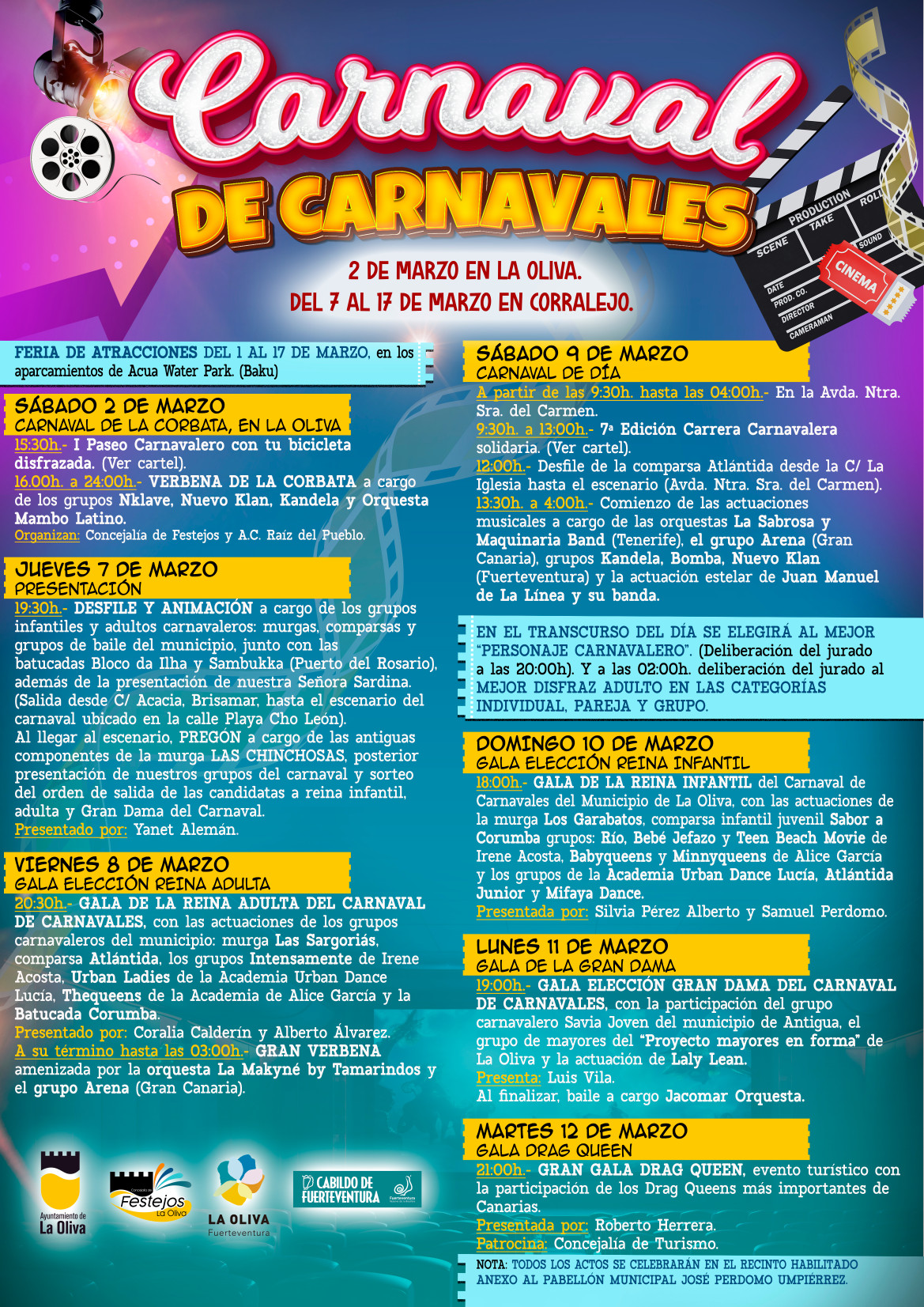 Corralejo Carnival 2024 [START_DATE] Fuerte Guide