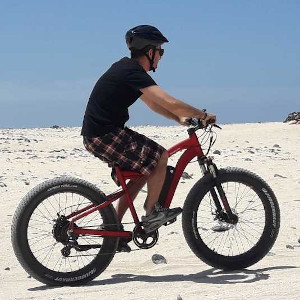 Guided E-Bike Tour & Crater Hike from Corralejo