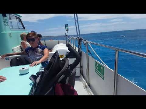 Sailing to Lobos from Corralejo Fuerteventura